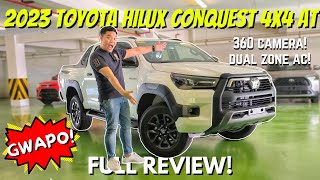 2023 TOYOTA HILUX CONQUEST 4X4 AT  FULL REVIEW  BEST SELLING BRUSKO PICKUP TRUCK  LOUIE CASTRO TV [upl. by Hairem]