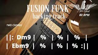 Backing Track Fusion Funk Two Chords in Dm [upl. by Nyvrem]