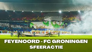 Sfeeractie Feyenoord  FC Groningen halve finale KNVB beker [upl. by Leaper]