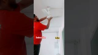 how to install ceiling fan policabfanselectricianelectricalviralvideoviralreelsshortsyt10k [upl. by Anama]