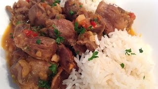 Stewed chicken gizzards [upl. by Worrell]