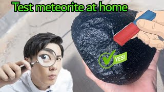 How to test a meteorite at home in the easiest possible way [upl. by Einaj]