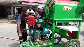 Paddy Thresher 65 HP Engine [upl. by Aizahs]