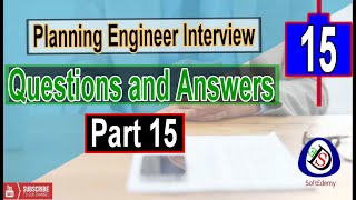 Planning Engineer Interview Questions and Answers Part 15  Interview tips  Guidelines  planners [upl. by Priscilla]