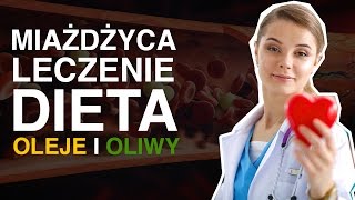 MIAŻDŻYCA leczenie dieta OLEJE i OLIWY [upl. by Allevon]