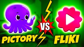 Pictory VS Fliki Which Is The Best FREE Text To Video Software [upl. by Jae75]