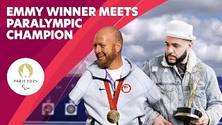 When An Emmy Winner Meets a Paralympic Champion 🏆🥇 [upl. by Anni]