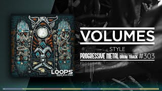 Progressive Metal Drum Track  Volumes Style  180 bpm [upl. by Mile916]