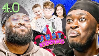 YOU LAUGH YOU LOSE CHALLENGE SAVAGE KIDS EDITION ft Fu Izzy amp Stepz  Just Kidding  Channel 40 [upl. by Wilburn]