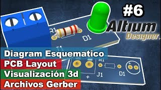 6 Curso Altium Designer  Creación símbolo diodo led [upl. by Sublett]