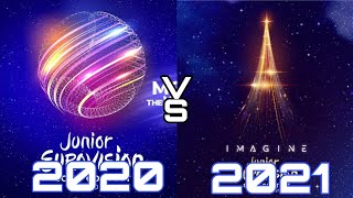 JUNIOR EUROVISION 2020 VS 2021 [upl. by Hughmanick820]