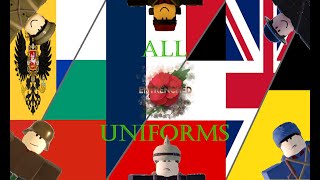 All uniforms in Entrenched [upl. by Sanburn]