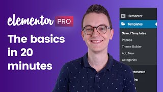 Elementor Pro Wordpress Tutorial  The basics in 20 minutes [upl. by Alrick]