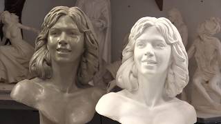 Sculpting a Portrait Making a Mold and a Cast [upl. by Maible]