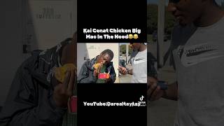 Kai cenat chicken Big Mac shorts viral kaicenat mcdonalds [upl. by Aicetel]