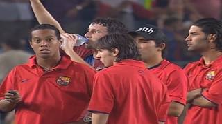 Peak Ronaldinho amp Young Messi Ridicule Oliver Kahn  Barcelona vs Bayern Munich 2006 [upl. by Yellas]