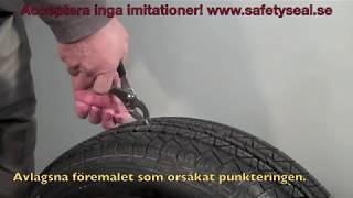 Safety Seal Utvändig däcklagning  däckreparation [upl. by Jeu]