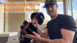 Bowflex SelectTech 552 Adjustable Dumbbells Review [upl. by Ailongam611]