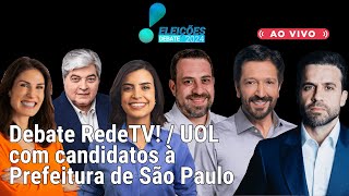 Debate RedeTVUOL com candidatos à Prefeitura de São Paulo veja a íntegra [upl. by Warwick361]