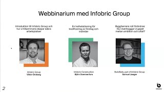 Webbinarium med Infobric Group inspelning från 30 mars 2021 [upl. by Yerg]