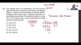 Questão 51  PSC UFAM  2023 [upl. by Joline]