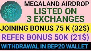 Megaland Airdrop  Megaland Coin Price  Metagalaxy Land Airdrop  Magaland Token Airdrop [upl. by Sims]