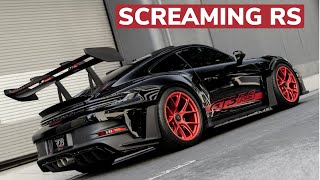 Experience The NEW Porsche GT3 RS New Exhaust is LOUD [upl. by Athallia]