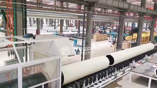 Pipe anti corrosion coating production line FBE3LPE coating production line machine [upl. by Oletha]