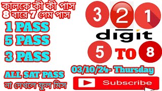 Kolkata fatafat 100 tips 3 digit 2 digit 5to8 100 pass [upl. by Yuhas563]