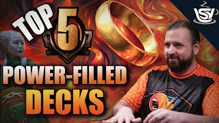 Top 5 PowerFilled Decks [upl. by Artimas]