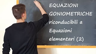 EQUAZIONI riconducibili a EQUAZIONI ELEMENTARI PARTE 2 [upl. by Fanning]