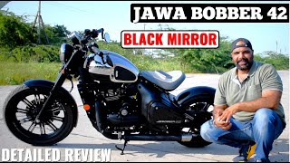 Jawa 42 Bobber Black Mirror  First Ride Experience amp Detailed Review [upl. by Warton638]