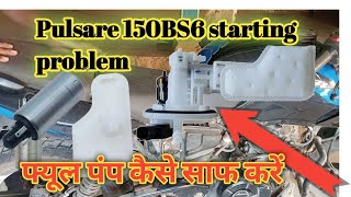 Pulsare bs6 missing problems starting problem कैसे सही करे bike how to missing problem solve [upl. by Ardnasil]