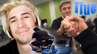 xQc Meets Tfue amp Cloakzy on Greeks Stream [upl. by Noivad449]