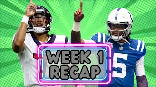 Texans Colts Week 1 Recap [upl. by Coffee108]