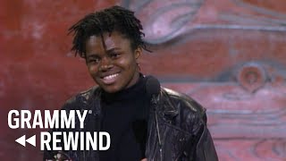 Tracy Chapman Wins Best New Artist At The 1989 GRAMMYs  GRAMMY Rewind [upl. by Kelwen]