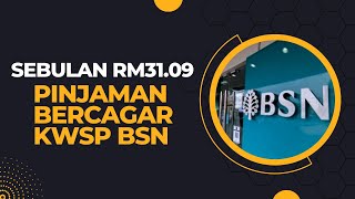 Bayaran Serendah Rm3109 SAHAJA Pinjaman Bercagar KWSP BSN [upl. by Eckart921]