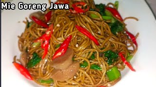 BIKIN KETAGIHAN  RESEP MIE GORENG JAWA SEDERHANA [upl. by Aihsoek]