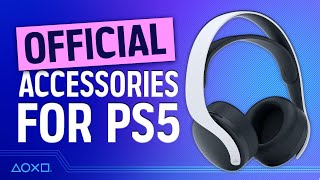 PS5 Accessories  Official Peripherals For PlayStation 5 [upl. by Hut323]