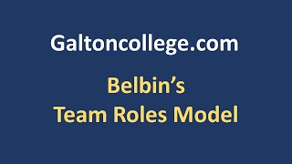 Belbins Team Role Model [upl. by Taimi456]