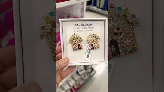 Baublebar holiday earrings at Tjmaxx🎄christmas holiday baublebar tjmaxx cute [upl. by Adikram]