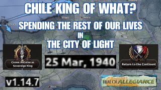 HOI4  Chile Monarchist  Achievement Guide  King of What [upl. by Gnues]