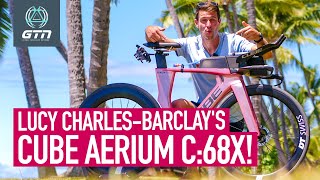 Lucy CharlesBarclays Cube Aerium C68X Prototype  Ironman World Championship Bikes 2022 [upl. by Isadora632]