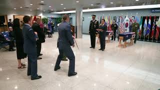 New Zealanders perform Haka war dance at Osan Air Base [upl. by Fanechka]