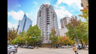 Touring Vancouver Downtown 2bed 2Bath Highrise Apartment  温哥华市中心2房2卫公寓 [upl. by Rellek476]