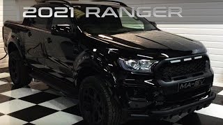 2021 FORD RANGER BLACK WILDTRACK  THE MOST POPULAR FORD RANGER IN THIS YEAR [upl. by Mairb]