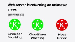 Web server is returning an unknown error Error code 520 [upl. by Kwabena]