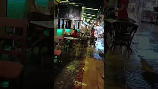 Fuengirola Málaga Spain  Nightlife Too much Rain [upl. by Anwahs]