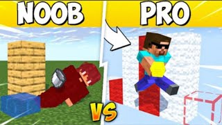 NOOB VS PRO INSANE SKILL CHALLENGEin Minecraftminecraft pubgmobile proboiz [upl. by Shu]