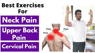 Best Neck Pain Relief Exercises  Quick Neck Upper Back And Trapezius Pain Relief  Cervical Pain [upl. by Angle445]